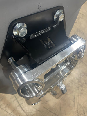 LM UTV Can-Am Maverick X3 Rear Bulkhead Kit detail showing the mounting points