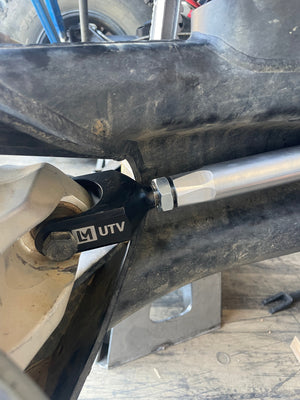 LM UTV Polaris RZR Pro R Rear Toe Rods laid out as a complete kit