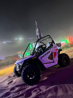 Polaris RZR 200 Geiser kick plates color options