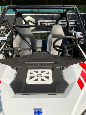 Polaris RZR 200 Geiser bonnet hood cover in red