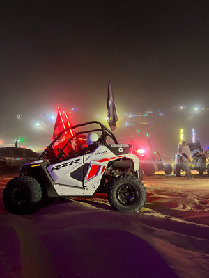 Polaris RZR 200 Geiser number plate detail view