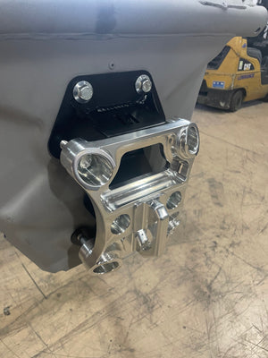 LM UTV Can-Am Maverick X3 Rear Bulkhead Kit in black powder coat