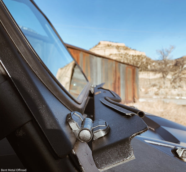 Polaris RZR XP 1000/Turbo (2019-2023) Vented Glass Windshield - Dunes 2 Dezert SXS