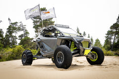 HCR Polaris RZR Pro R Race Series suspension kit installed view