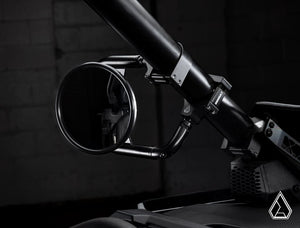 Assault Industries Insurgent Trophy Truck-style UTV side mirror installed view
