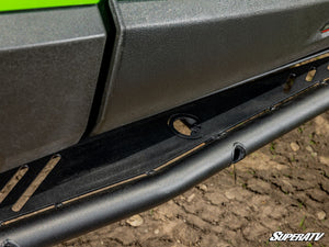 SuperATV Kawasaki Teryx H2 heavy-duty nerf bars hardware view