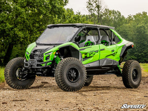 SuperATV Kawasaki Teryx H2 Sidewinder A-arms installed view