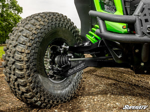 SuperATV Kawasaki Teryx H2 Sidewinder A-arms on-machine view