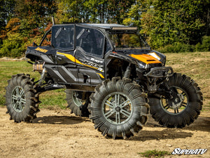 SuperATV Kawasaki Teryx KRX4 1000 Hard Cab Upper Doors, angle view