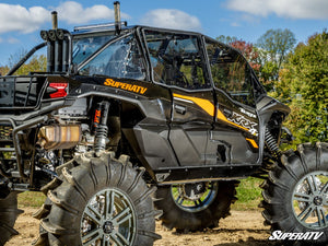 SuperATV Kawasaki Teryx KRX4 1000 Hard Cab Upper Doors, installed view