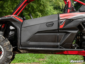 SuperATV Kawasaki Teryx KRX 1000 Aluminum Door Skins, installed view