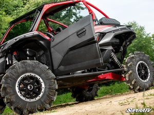 SuperATV Kawasaki Teryx KRX 1000 Aluminum Door Skins, mounted view