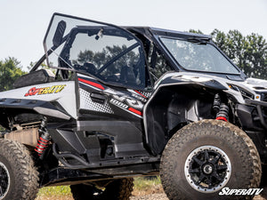SuperATV Kawasaki Teryx KRX 1000 Hard Cab Upper Doors, cab view