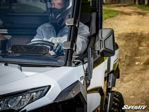SuperATV Kawasaki Ridge Side View Mirrors, detail view