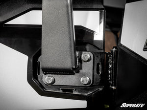 SuperATV Kawasaki Ridge Side View Mirrors, profile view