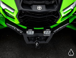 Assault Industries Kawasaki Teryx H2 winch-ready front bumper side view