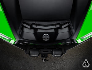 Assault Industries Kawasaki Teryx H2 winch-ready front bumper detail view