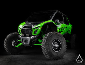 Assault Industries Kawasaki Teryx H2 winch-ready front bumper mounting detail