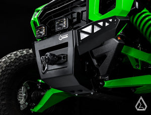 Assault Industries Kawasaki Teryx H2 winch-ready front bumper alternate angle