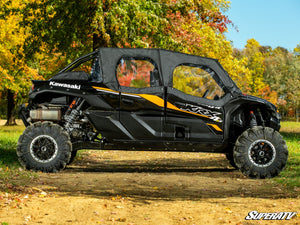 SuperATV Kawasaki Teryx KRX4 1000 Primal Soft Upper Doors, side view