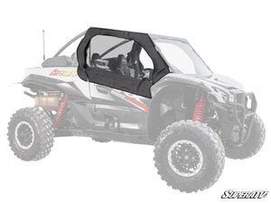 SuperATV Kawasaki Teryx KRX 1000 Primal Soft Upper Doors, front view