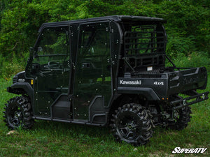SuperATV Kawasaki Mule Pro FX / FXT Cab Enclosure Doors, mounted view