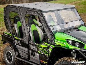 SuperATV Kawasaki Teryx 4 800 / 4 S Primal Soft Upper Doors, angle view
