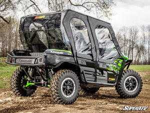 SuperATV Kawasaki Teryx 4 800 / 4 S Primal Soft Upper Doors, cab view