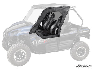 SuperATV Kawasaki Teryx 800 / Teryx S Primal Soft Upper Doors, front view