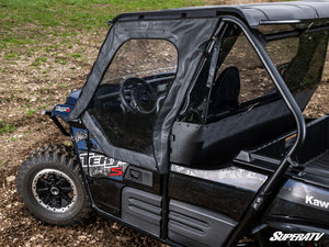SuperATV Kawasaki Teryx 800 / Teryx S Primal Soft Upper Doors, installed view