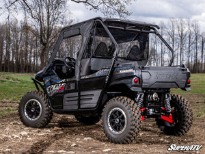 SuperATV Kawasaki Teryx 800 / Teryx S Primal Soft Upper Doors, cab view