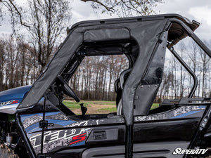 SuperATV Kawasaki Teryx 800 / Teryx S Primal Soft Upper Doors, mounted view
