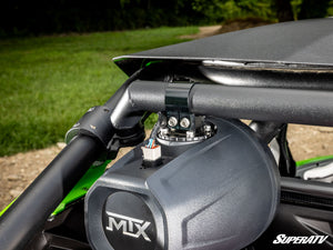 SuperATV Kawasaki Teryx H2 wakeboard speaker mount bar angle view