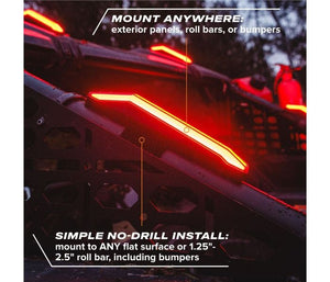 RAVEK Red Running & Brake Lights – CF MOTO UForce | Apex Lights - Dunes 2 Dezert SXS
