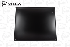 Black powder-coated aluminum roof for Kawasaki KRX 1000 with drip edge and spoiler – UTVZILLA