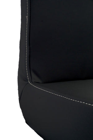Kawasaki KRX 1000 front bump seat for kids by UTV Mountain Accessories, shown with white background and detailed stitching.