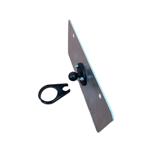 AJK Offroad License Plate Holder with Ram Mount - Dunes 2 Dezert SXS