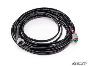SuperATV universal cube light extension harness with 3-pin waterproof connector
