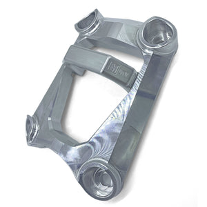LM UTV Polaris RZR Pro R Rear Radius Rod Plate shown in a powder coat colour option