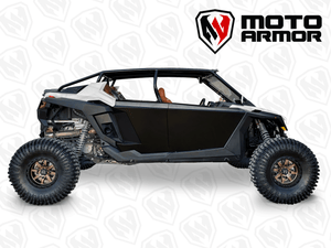 Moto Armor Aluminum Doors for Polaris RZR PRO XP 4, Turbo R4, and Pro R4 (2020–2024) – Flush Fit, Hybrid Frame, Powder-Coated, Made in USA