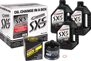 Sxs Quick Change Kit 5w 50 With Black Oil Filter