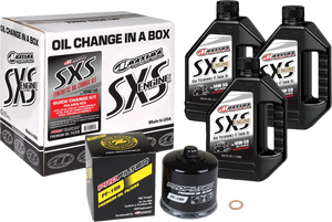 Sxs Quick Change Kit 10w 50 With Black Oil Filter