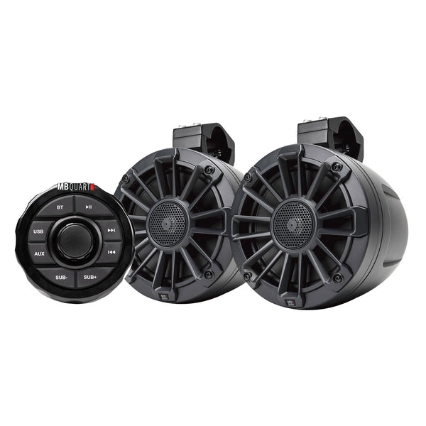 160W Universal UTV Tuned 2-Speaker Audio System - Dunes 2 Dezert SXS