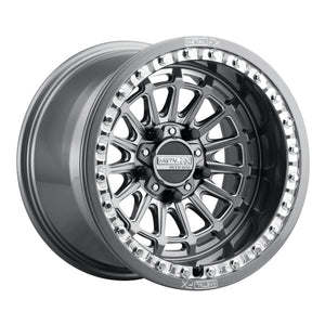 Delta R Beadlock – Gunmetal Contrast Cut | Polaris 5-Lug UTVs - Dunes 2 Dezert SXS