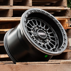 Delta 6R Beadlock – Satin Black | Can-Am Maverick R (6-Lug) - Dunes 2 Dezert SXS