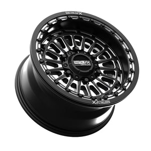 Delta 6R Beadlock – Satin Black Contrast Cut | Can-Am Maverick R - Dunes 2 Dezert SXS