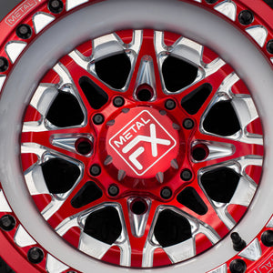 MetalFX Assassin Custom Forged UTV Wheel - Beadlock - Dunes 2 Dezert SXS