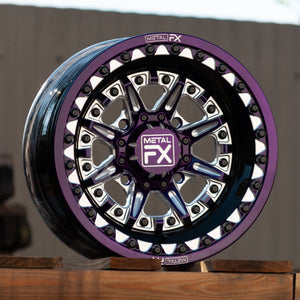 Metal FX Ballistic Custom Forged Beadlock UTV Wheel - Dunes 2 Dezert SXS