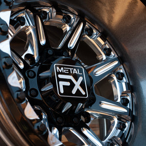 Metal FX Ballistic Custom Forged Beadlock UTV Wheel - Dunes 2 Dezert SXS