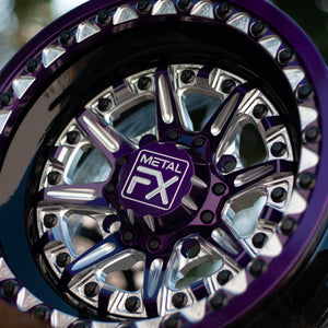 Metal FX Ballistic Custom Forged Beadlock UTV Wheel - Dunes 2 Dezert SXS
